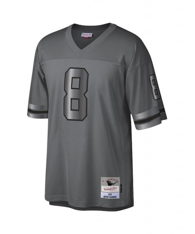 Men's Archie Manning Charcoal New Orleans Saints 1979 Retired Player Metal Legacy Jersey $81.60 Jersey