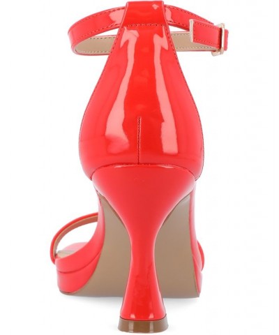 Women's Jeanne Platform Heel Red $46.00 Shoes