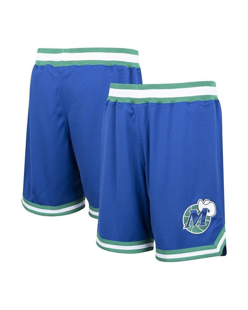 Men's Blue Dallas Mavericks 1998/99 Hardwood Classics Authentic Shorts $30.90 Shorts