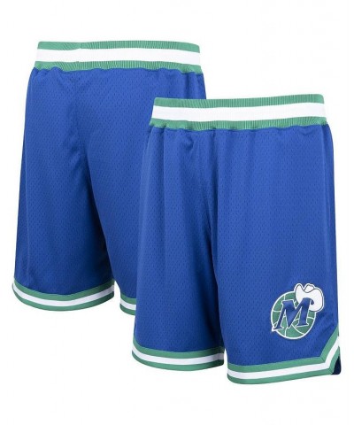 Men's Blue Dallas Mavericks 1998/99 Hardwood Classics Authentic Shorts $30.90 Shorts