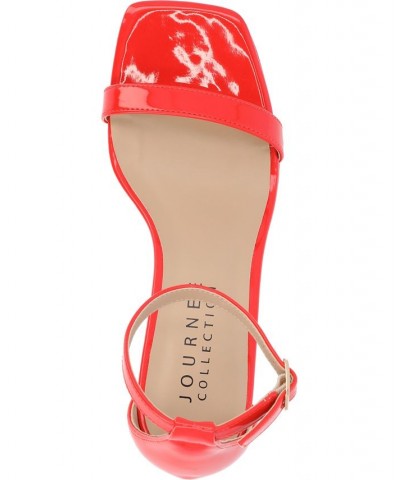 Women's Jeanne Platform Heel Red $46.00 Shoes