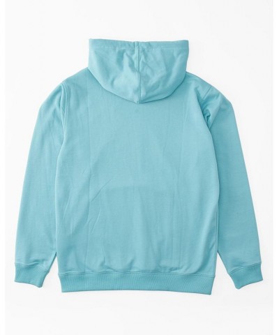 Men's All Day Pullover Hoodie Blue $22.38 Sweatshirt