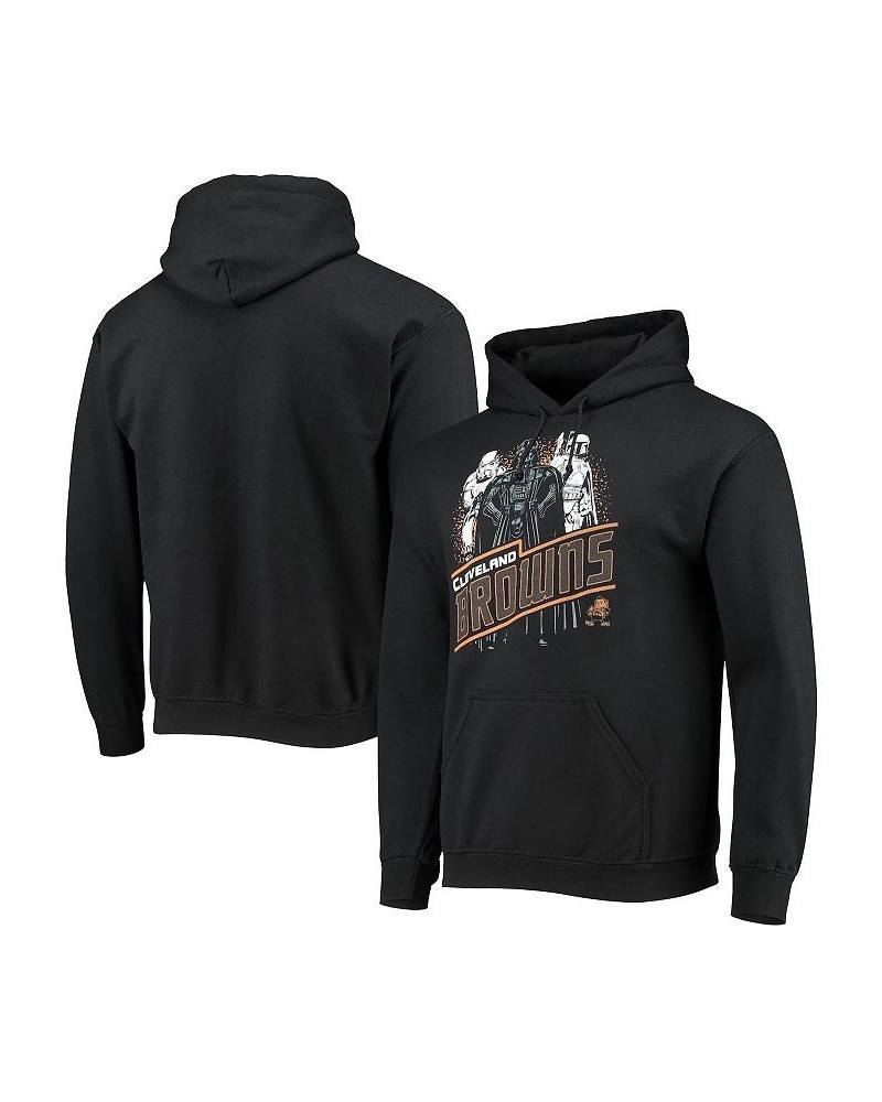 Men's Black Cleveland Browns Star Wars Empire Pullover Hoodie $26.10 Sweatshirt