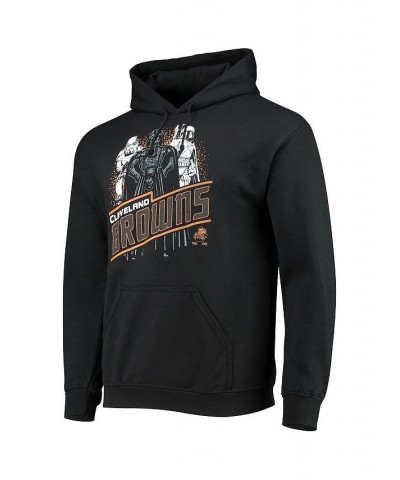 Men's Black Cleveland Browns Star Wars Empire Pullover Hoodie $26.10 Sweatshirt