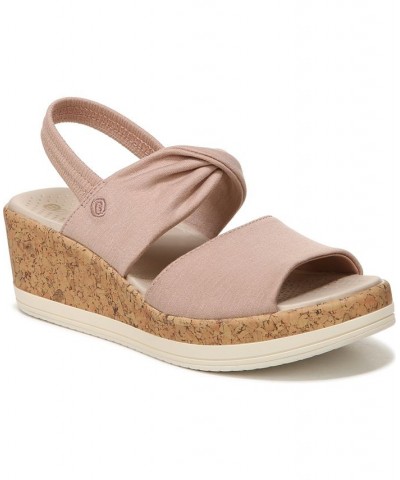 Remix Washable Wedge Sandals Tan/Beige $34.30 Shoes