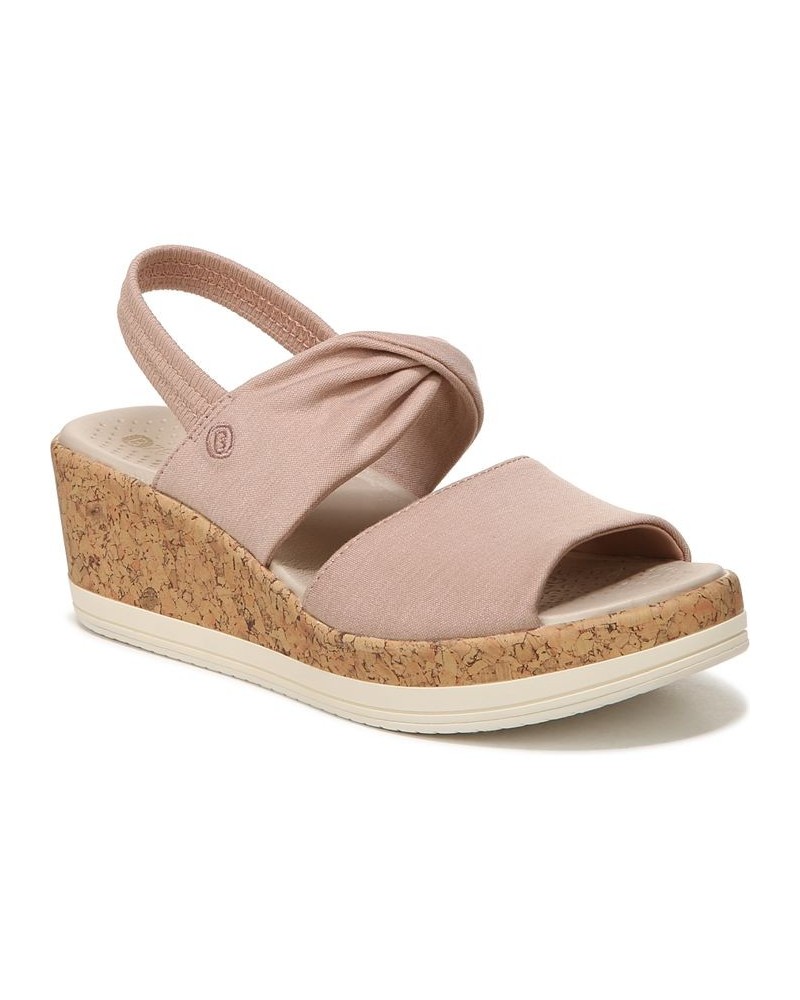 Remix Washable Wedge Sandals Tan/Beige $34.30 Shoes