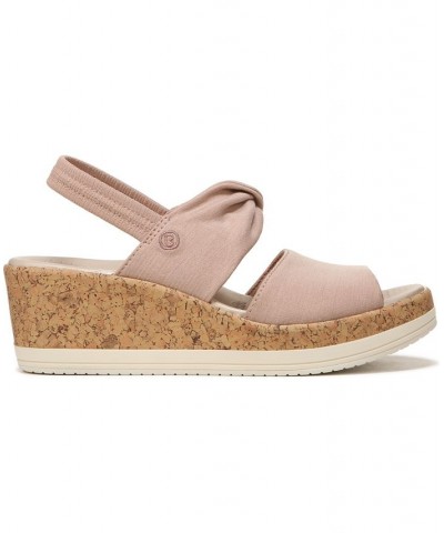 Remix Washable Wedge Sandals Tan/Beige $34.30 Shoes