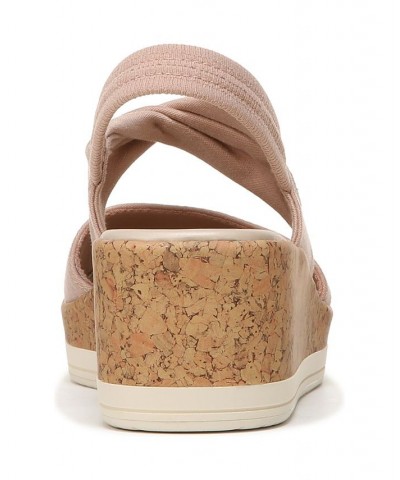 Remix Washable Wedge Sandals Tan/Beige $34.30 Shoes