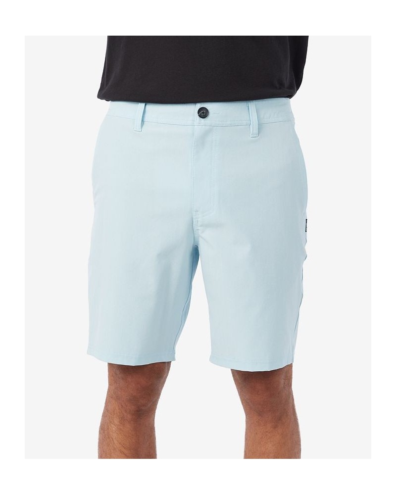 Men's Reserve Heather 19" Hybrid Shorts Blue $27.30 Shorts