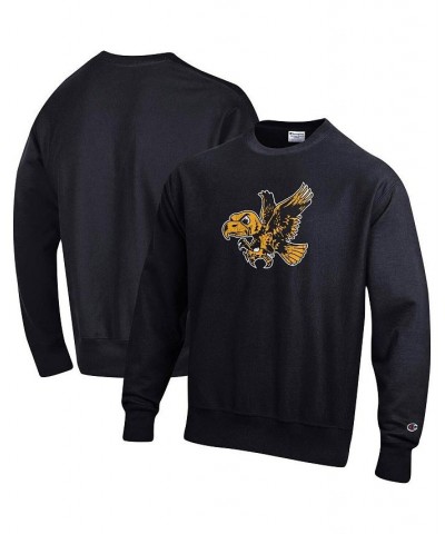 Men's Black Iowa Hawkeyes Vault Logo Reverse Weave Pullover Sweatshirt $45.89 Sweatshirt