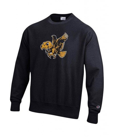 Men's Black Iowa Hawkeyes Vault Logo Reverse Weave Pullover Sweatshirt $45.89 Sweatshirt