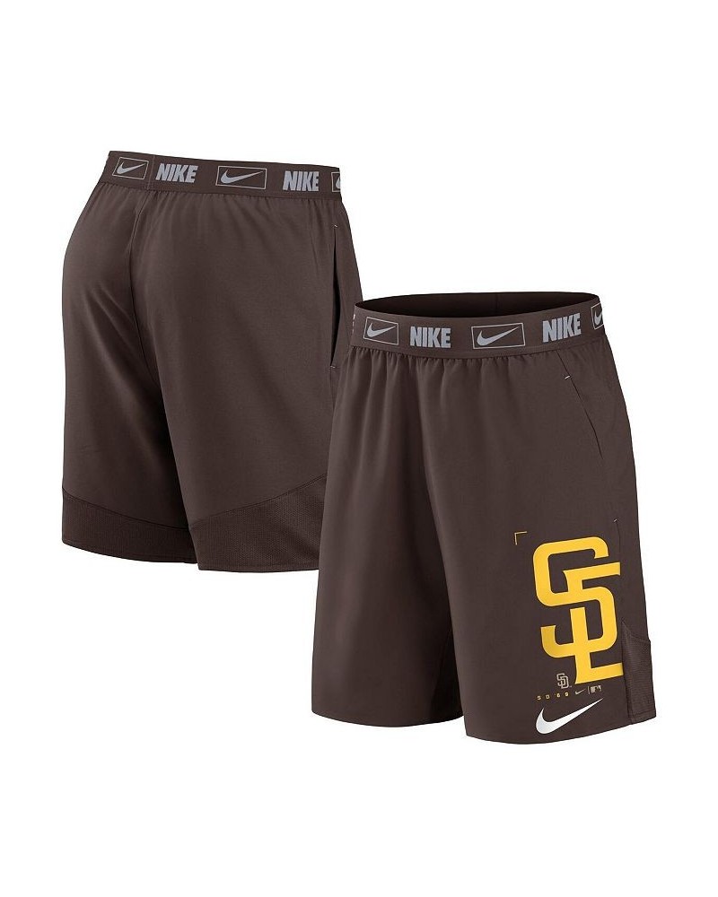 Men's Brown San Diego Padres Bold Express Performance Shorts $24.20 Shorts