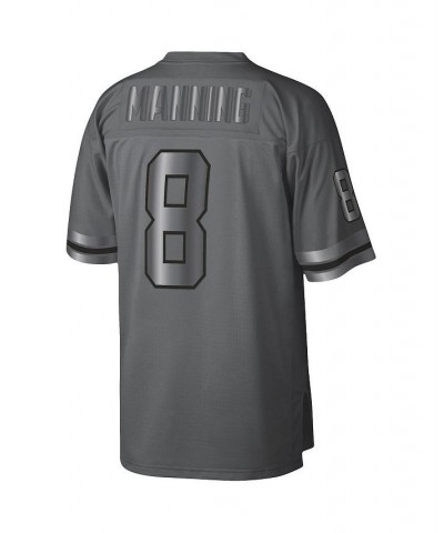 Men's Archie Manning Charcoal New Orleans Saints 1979 Retired Player Metal Legacy Jersey $81.60 Jersey