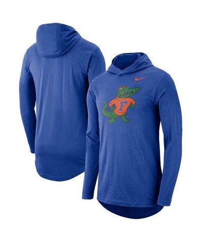 Men's Royal Florida Gators Long Sleeve Hoodie Tri-Blend Performance T-shirt $35.39 T-Shirts