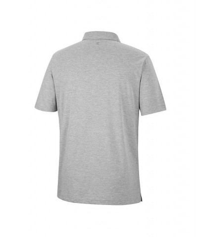 Men's Heathered Gray UCLA Bruins Golfer Pocket Polo Shirt $32.99 Polo Shirts