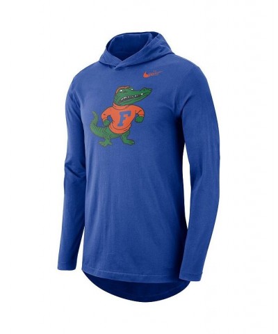 Men's Royal Florida Gators Long Sleeve Hoodie Tri-Blend Performance T-shirt $35.39 T-Shirts