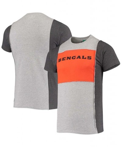 Men's Heathered Gray Cincinnati Bengals Split T-shirt $21.59 T-Shirts