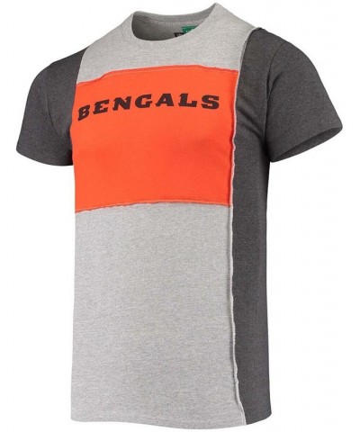 Men's Heathered Gray Cincinnati Bengals Split T-shirt $21.59 T-Shirts