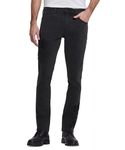 Men's Slim Tapered Jet Black Jeans Black $31.80 Jeans