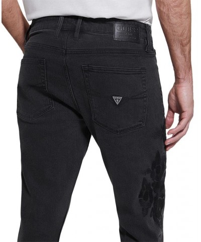 Men's Slim Tapered Jet Black Jeans Black $31.80 Jeans