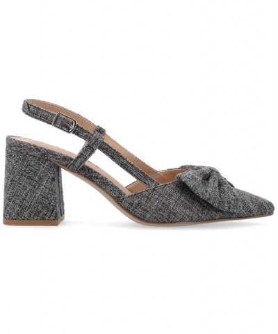 Women's Tailynn Canvas Slingback Heel PD02 $49.39 Shoes