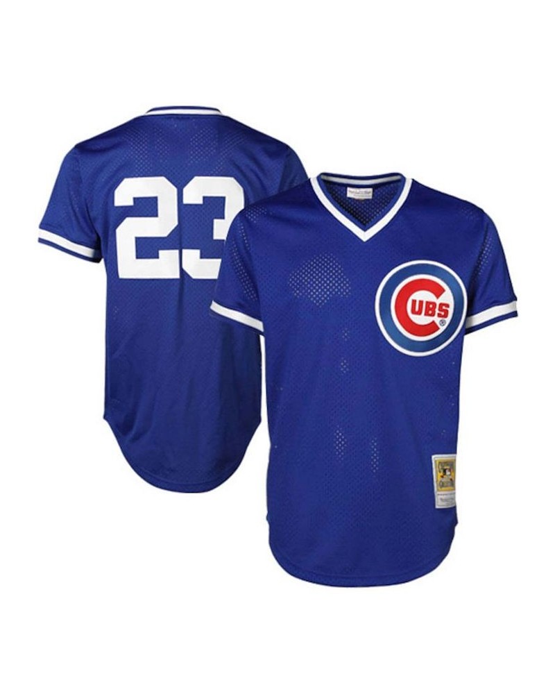 Men's Ryne Sandberg Chicago Cubs Cooperstown Authentic Collection Throwback Replica Jersey - Royal Blue $45.10 Jersey