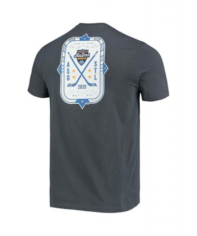 Men's Charcoal NHL 2020 All-Star Game Label T-shirt $20.21 T-Shirts