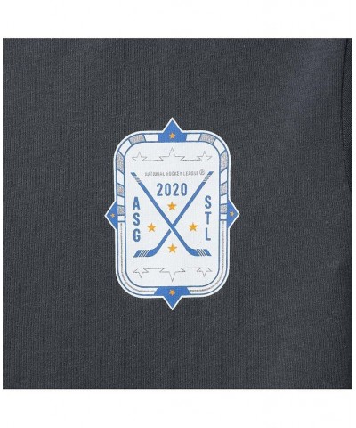 Men's Charcoal NHL 2020 All-Star Game Label T-shirt $20.21 T-Shirts