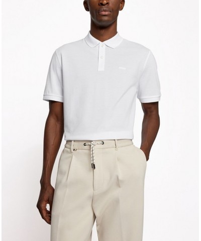 Boss Men's Cotton Polo Shirt White $53.90 Polo Shirts