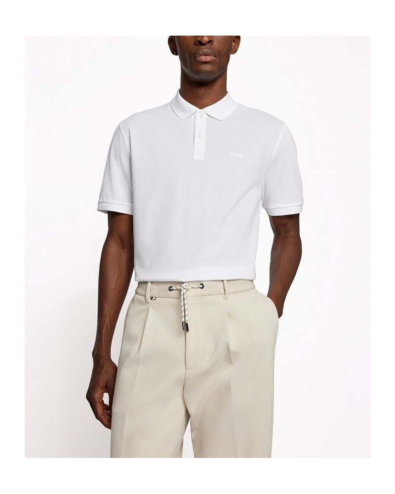 Boss Men's Cotton Polo Shirt White $53.90 Polo Shirts