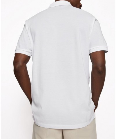 Boss Men's Cotton Polo Shirt White $53.90 Polo Shirts