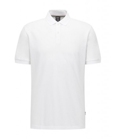 Boss Men's Cotton Polo Shirt White $53.90 Polo Shirts