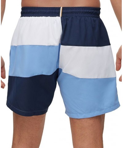 BOSS Men's Color-Blocked Quick-Drying Material Swim Shorts Multi $44.88 Swimsuits