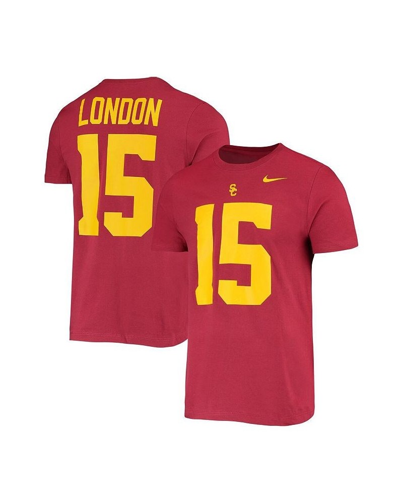 Men's Drake London Cardinal USC Trojans 2022 NFL Draft Name and Number T-shirt $17.27 T-Shirts