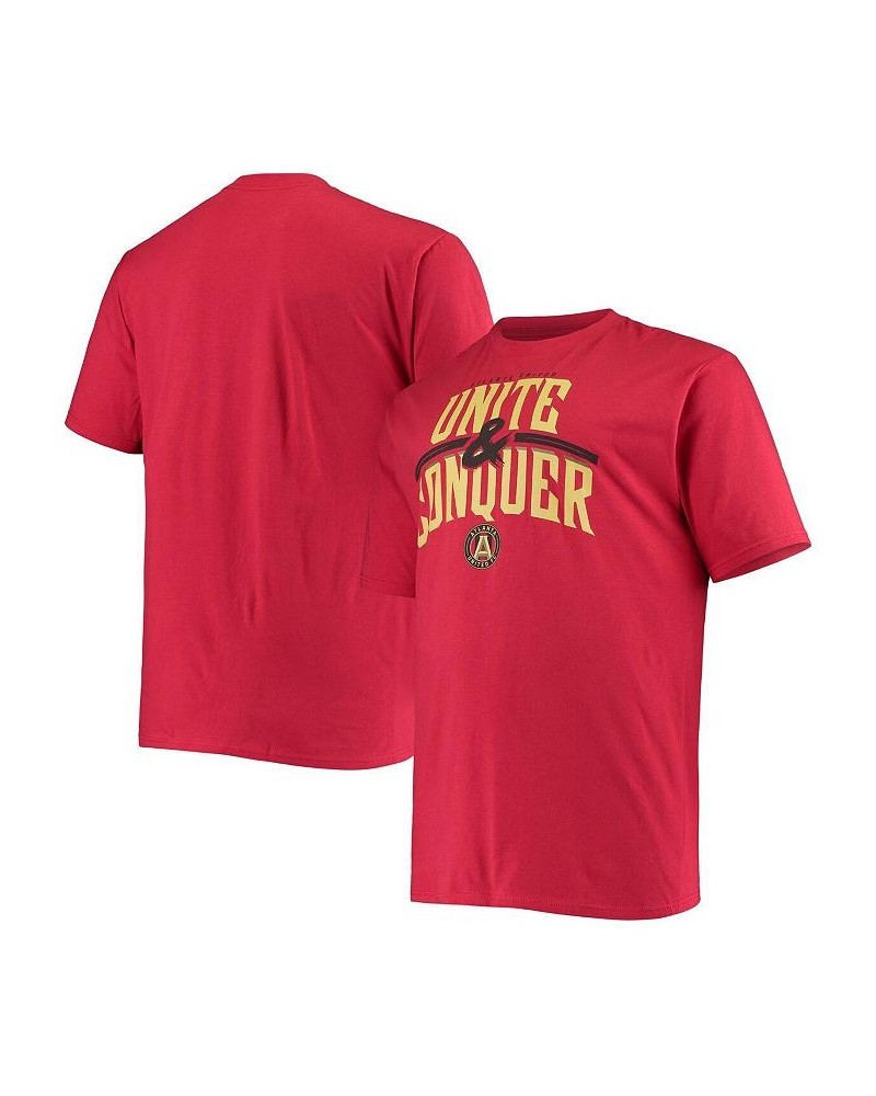 Men's Branded Red Atlanta United FC Big and Tall Slogan T-shirt $23.19 T-Shirts