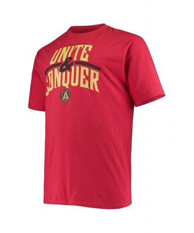 Men's Branded Red Atlanta United FC Big and Tall Slogan T-shirt $23.19 T-Shirts