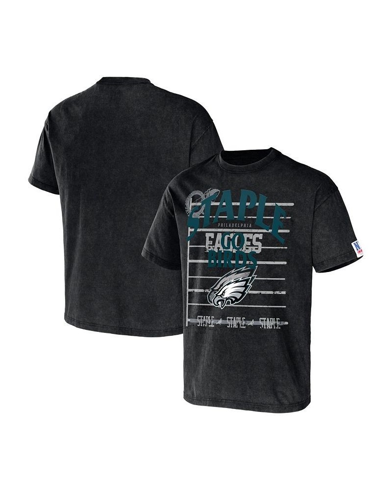 Men's NFL X Staple Black Philadelphia Eagles Gridiron Short Sleeve T-shirt $20.79 T-Shirts