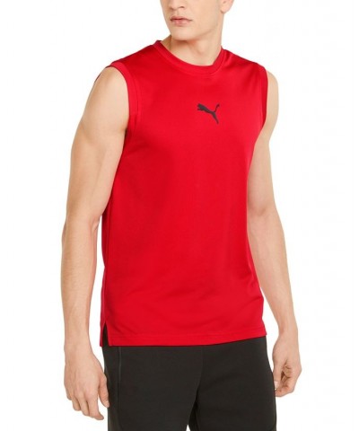 Men's Mesh Basketball Tank Top Red $16.96 T-Shirts