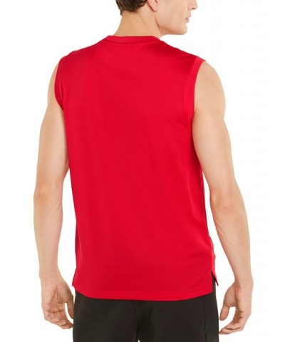 Men's Mesh Basketball Tank Top Red $16.96 T-Shirts