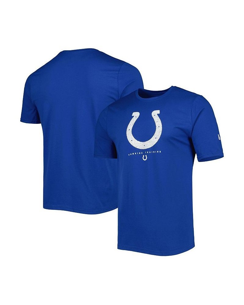 Men's Royal Indianapolis Colts Combine Authentic Ball Logo T-shirt $16.34 T-Shirts