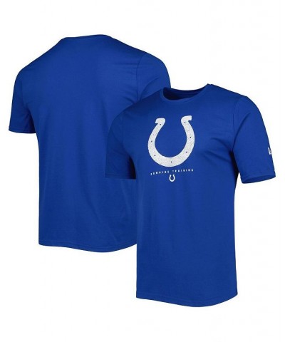 Men's Royal Indianapolis Colts Combine Authentic Ball Logo T-shirt $16.34 T-Shirts