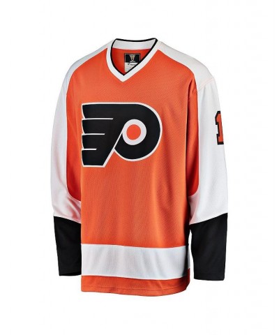 Men's Branded Bernie Parent Orange Philadelphia Flyers Premier Breakaway Retired Player Jersey $49.32 Jersey