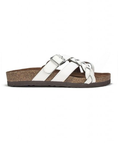 Harrington Women's Footbed Sandals White $33.81 Shoes