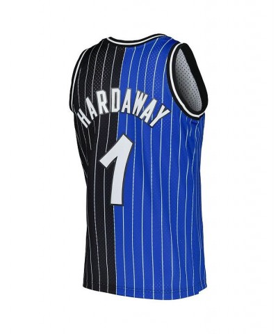 Men's Penny Hardaway Blue, Black Orlando Magic Hardwood Classics 1994-95 Split Swingman Jersey $47.73 Jersey