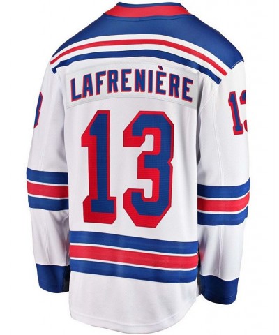 Men's Alexis Lafreniere White New York Rangers Away Premier Breakaway Player Jersey $92.50 Jersey