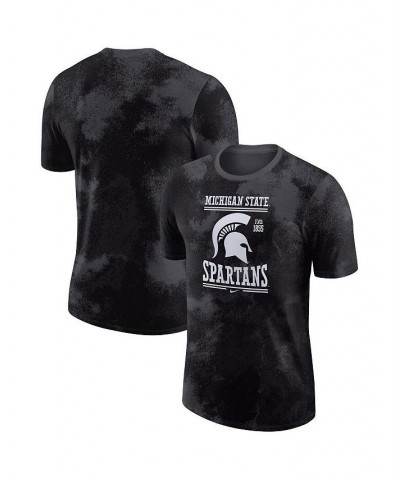 Men's Anthracite Michigan State Spartans Team Stack T-shirt $22.94 T-Shirts