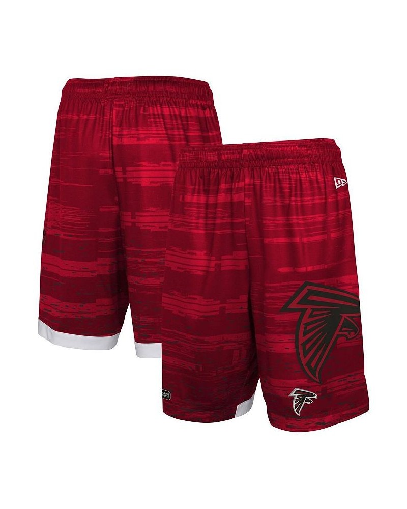 Men's Red Atlanta Falcons Training Daze Shorts $22.00 Shorts