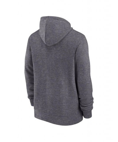 Men's Heather Charcoal Dallas Cowboys Historic Lifestyle Full-Zip Hoodie $38.00 Sweatshirt