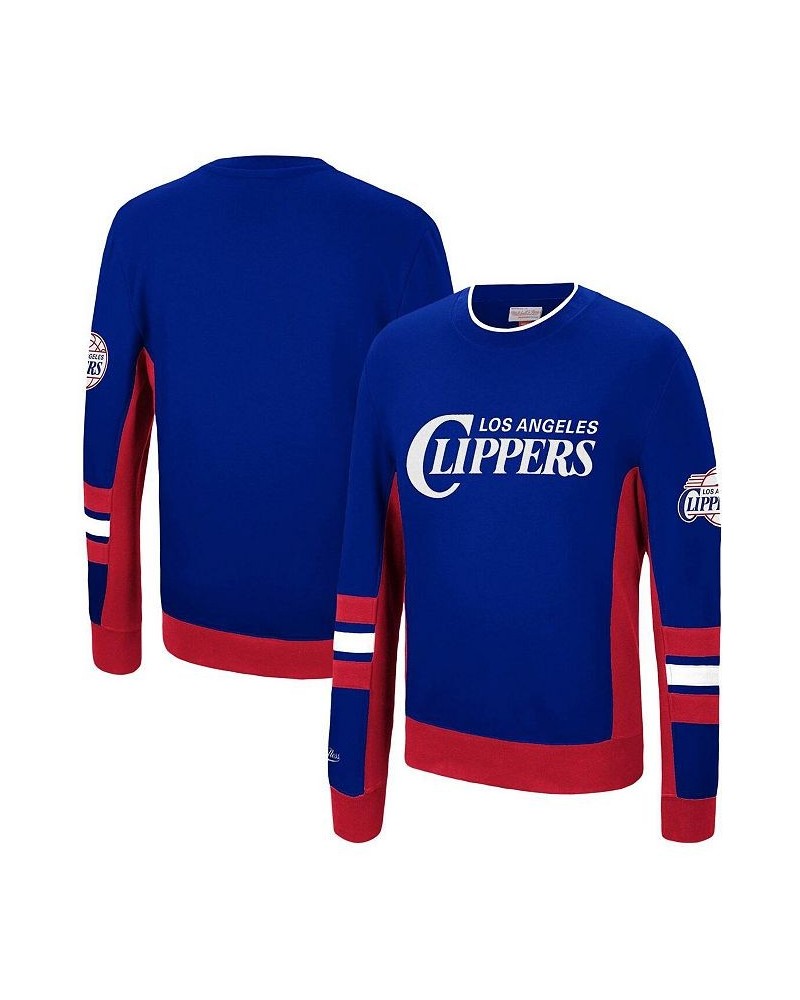 Men's Royal LA Clippers Hardwood Classics Hometown Champs Pullover Sweater $39.26 Sweaters