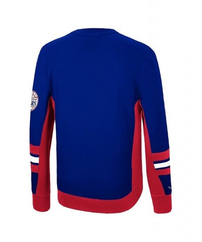 Men's Royal LA Clippers Hardwood Classics Hometown Champs Pullover Sweater $39.26 Sweaters